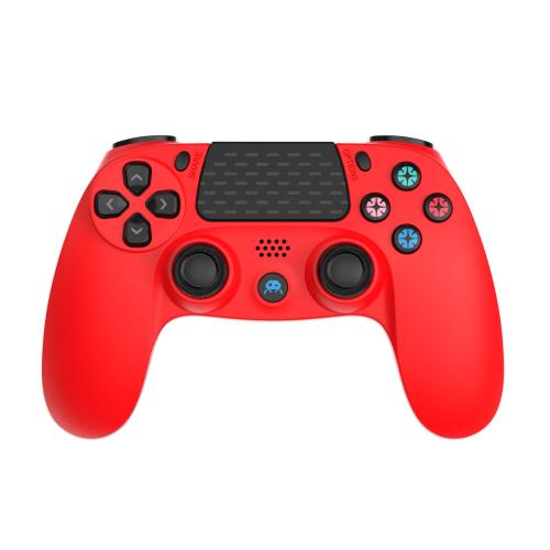 Manette Sans Fil Rouge pour PS4 Avec Prise Jack pour casque