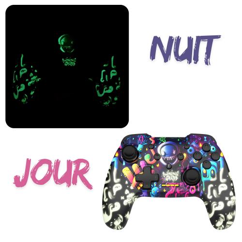 image Manette Switch/PC Sans-fil - Shining Graff - Peinture Phosphorescente