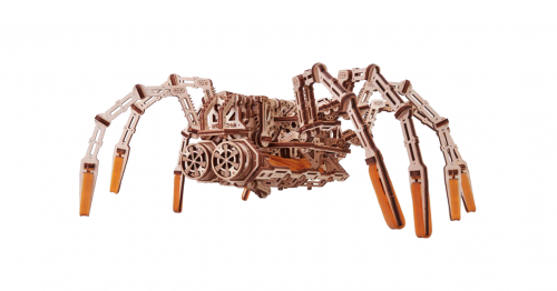 Mécanisme 3D en bois - Araignée de l'espace - 245 pcs