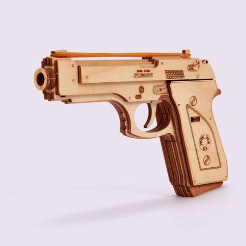 image Mécanisme 3D en bois - Gun M1 - 65 pcs