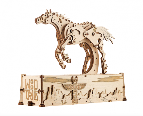 image Mécanisme 3D en bois - Mustang mécanique -  628 pcs