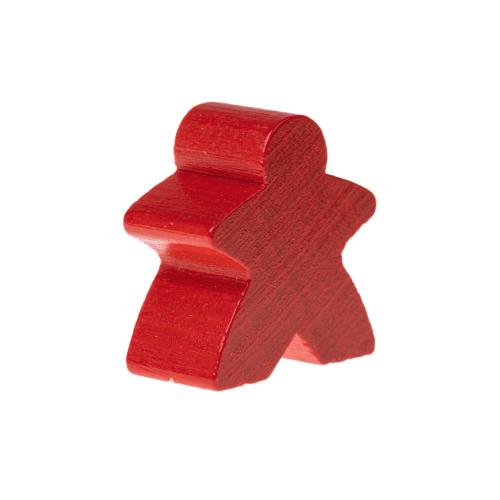 Meeple en bois- 17mm- Rouge