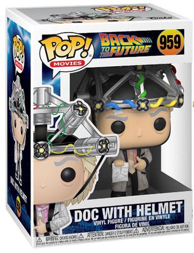 image principale pour Movies - Funko Pop 959 Back tu the Future - Doc avec Casque