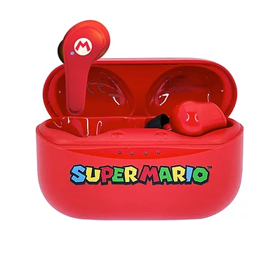 image NINTENDO -Earpods bluetooth 5.0 - Super Mario (Rouge)