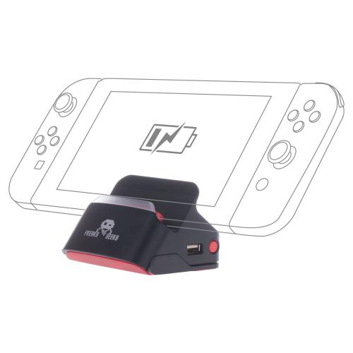 Nintendo Switch -  Dock et Stand 2 en 1 - Support Recharge + Connexion TV - Noir