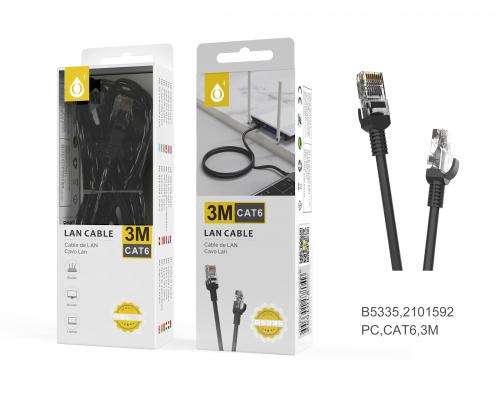 Câble Ethernet RJ45 - 3 M - B5335-noir