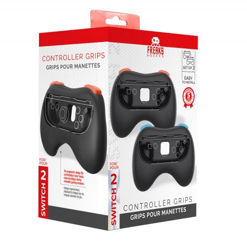 Paire de Grips Manette pour Joy-Cons Switch 2 (Noir)