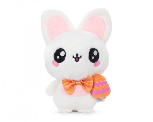 Peluche Kawaii world - Lapin neud de papillon orange - 23cm