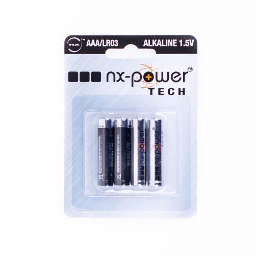 Pile Alcaline LR03 AAA NX 1.5V 1.46Ah x 4