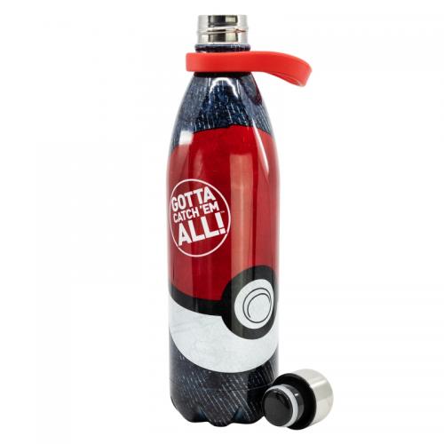 image principale pour Pokémon - Bouteille thermique Inox 1000 ml - Gotta Catch'em ALL!