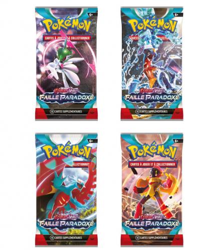 image Pokémon JCC - Écarlate et Violet - Pack de Booster Blister EV04 (1 Booster aléatoi