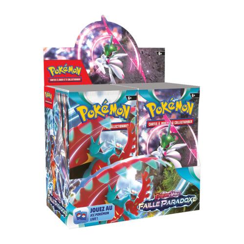 image Pokémon JCC - Écarlate et Violet - Faille Paradoxe - Pack de Booster EV04 (Display 