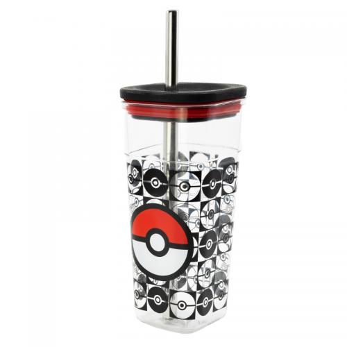 image principale pour Pokémon- Verre Acrylique cube  - Pokéball 540 ml