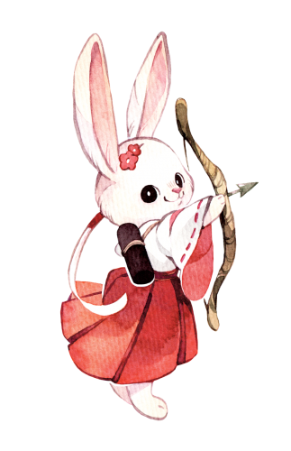 image principale pour Porte-clés Kung Fur Fight - Himiko - #5 (lapin)