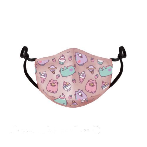 Pusheen - Masque à l'unité ajustable Adulte - Rose avec motif