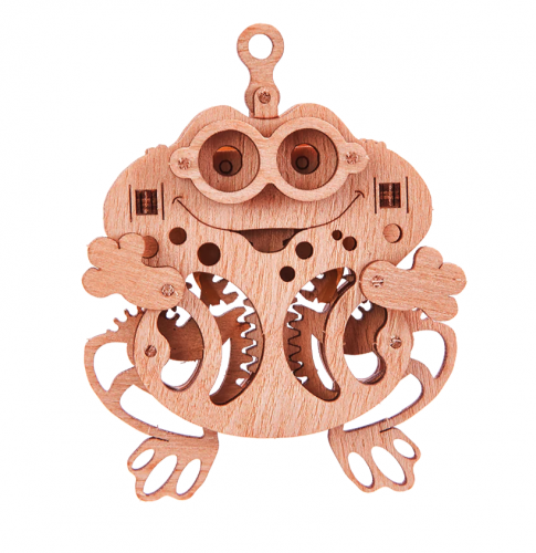 image principale pour Mécanisme 3D en bois - grenouille - 15 pcs