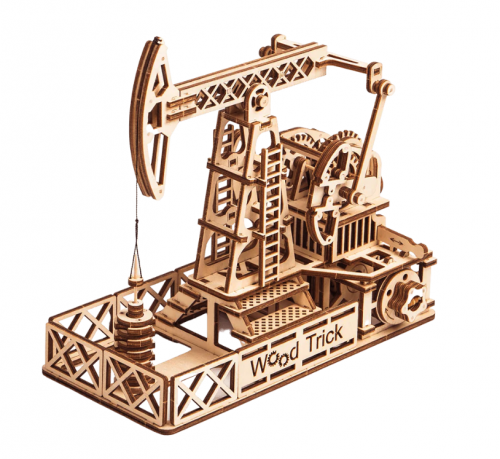 Mécanisme 3D en bois - Station de Forage - 120 pcs