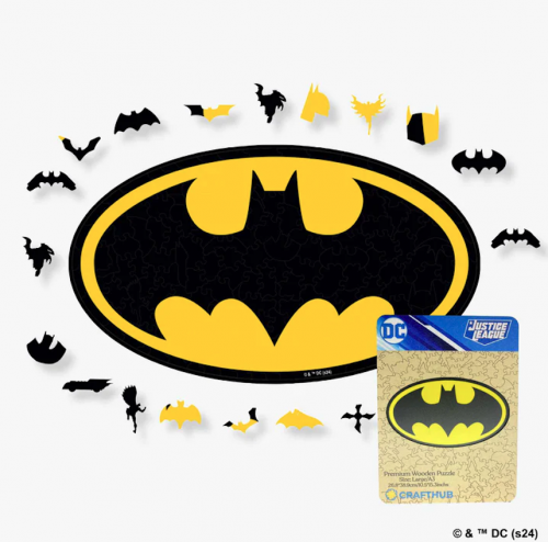 image Puzzle en bois – DC Comics Batman logo 162 pcs