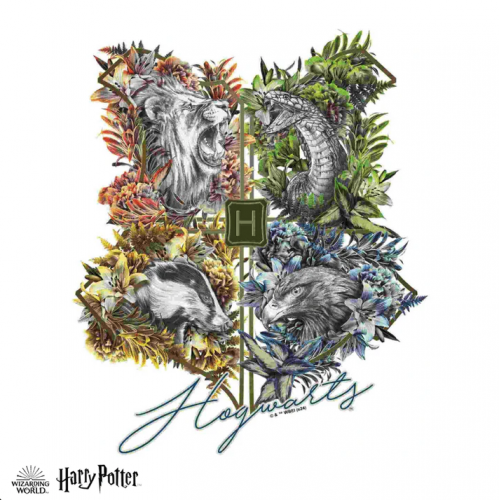 image Puzzle en bois - Harry Potter –Les armoiries de Poudlard 142 pcs