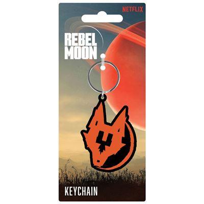 image Rebel Moon -Porte-clé Caoutchouc - Resistance Wolf