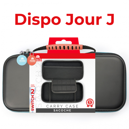 Sacoche pour Switch 2 / Switch / Oled - Bleu et Corail