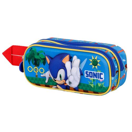 image SEGA - Trousse double 3D - Sonic faster