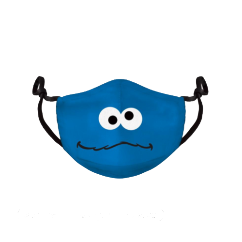 Sesame street - Masque à l'unité ajustable Adulte - Cookie Monster