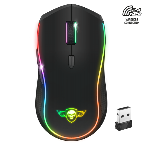 image Souris Gaming Sans Fil PRO-M9 rechargable et RGB