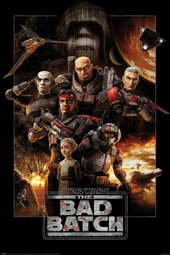 image principale pour Star Wars- Maxi poster THE BAD BATCH- MONTAGE- 61x91,5cm