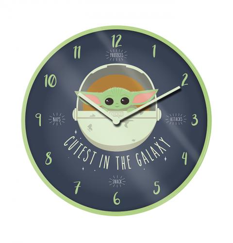 image principale pour Star Wars- The Mandalorian- Horloge- Cutest in the Galaxy