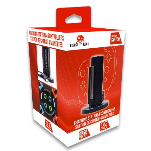 image Station de charge pour 4 manettes type Joy-Cons