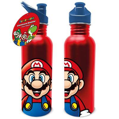 image Super Mario - Bouteille en metal avec bec 700ml - Mario