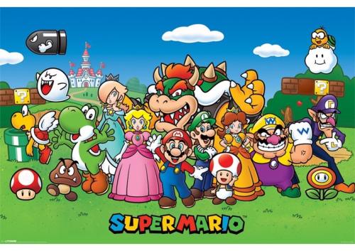 image principale pour Super Mario - Maxi Poster - Personnages - 61cm x 91.5cm