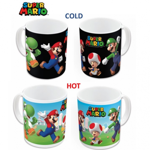 Super Mario - Mug Thermo-réactif (heat change) 325 ml- Team