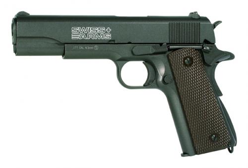 image AIRGUN : SWISS ARMS P1911 4,5mm metal Culasse mobile 18BB's 