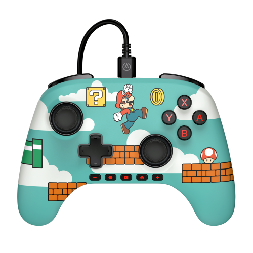 SWITCH 2-Manette Filaire Advantage- Mario Time