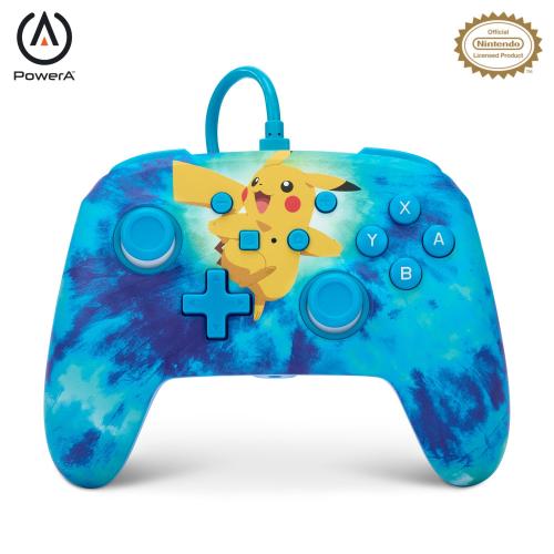 Manette Améliorée pour Switch- Pikachu Tie Dye
