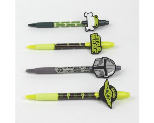 image The mandalorian - pack 4 stylos - personnages