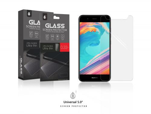 Verre trempé universel pour téléphone 5 pouces