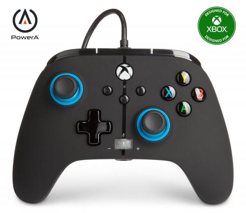 Xbox Series X/ PC- Manette filaire - Bleu Hint