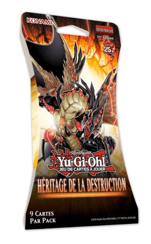 image Yu-Gi-Oh! JCC - Pack de Booster Héritage de la Destruction (Blister cartonné)