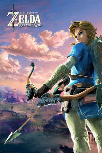 image Zelda Breath of the wild - Maxi Poster - Hyrule paysage 