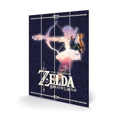 Zelda- Tableaux en bois- Silhouette - (40x59)